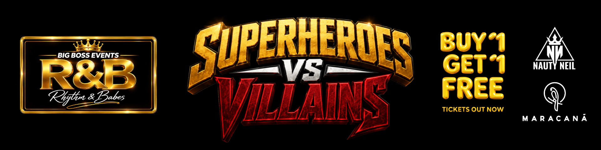 R&B – Superheroes Vs Villains