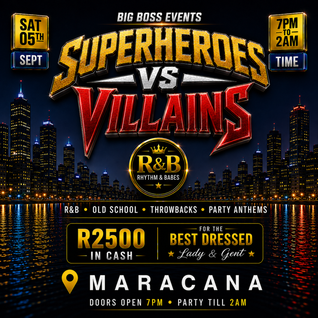 R&B – Superheroes Vs Villains