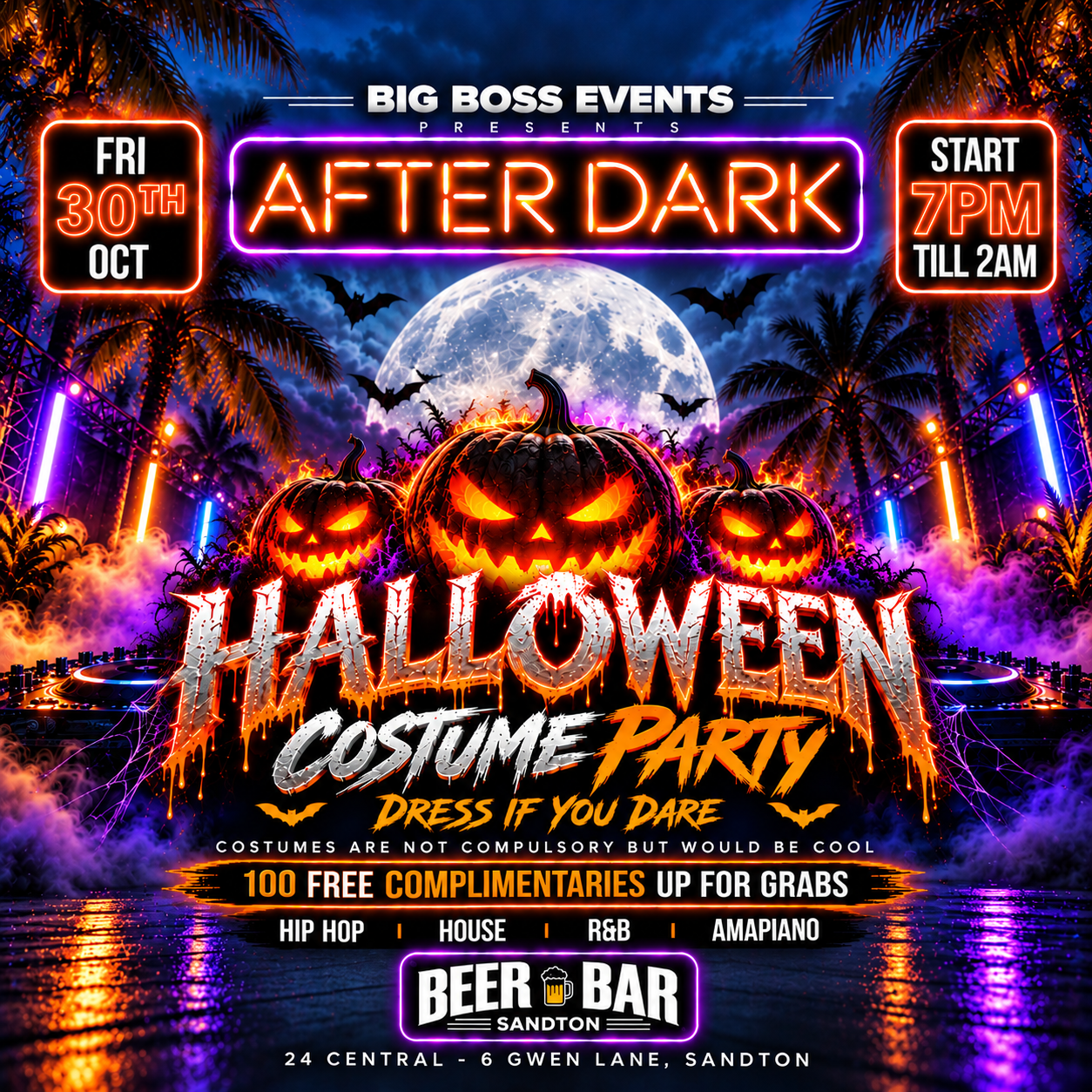 AFTER DARK – HALLOWEEN EDITION – 30 Oct
